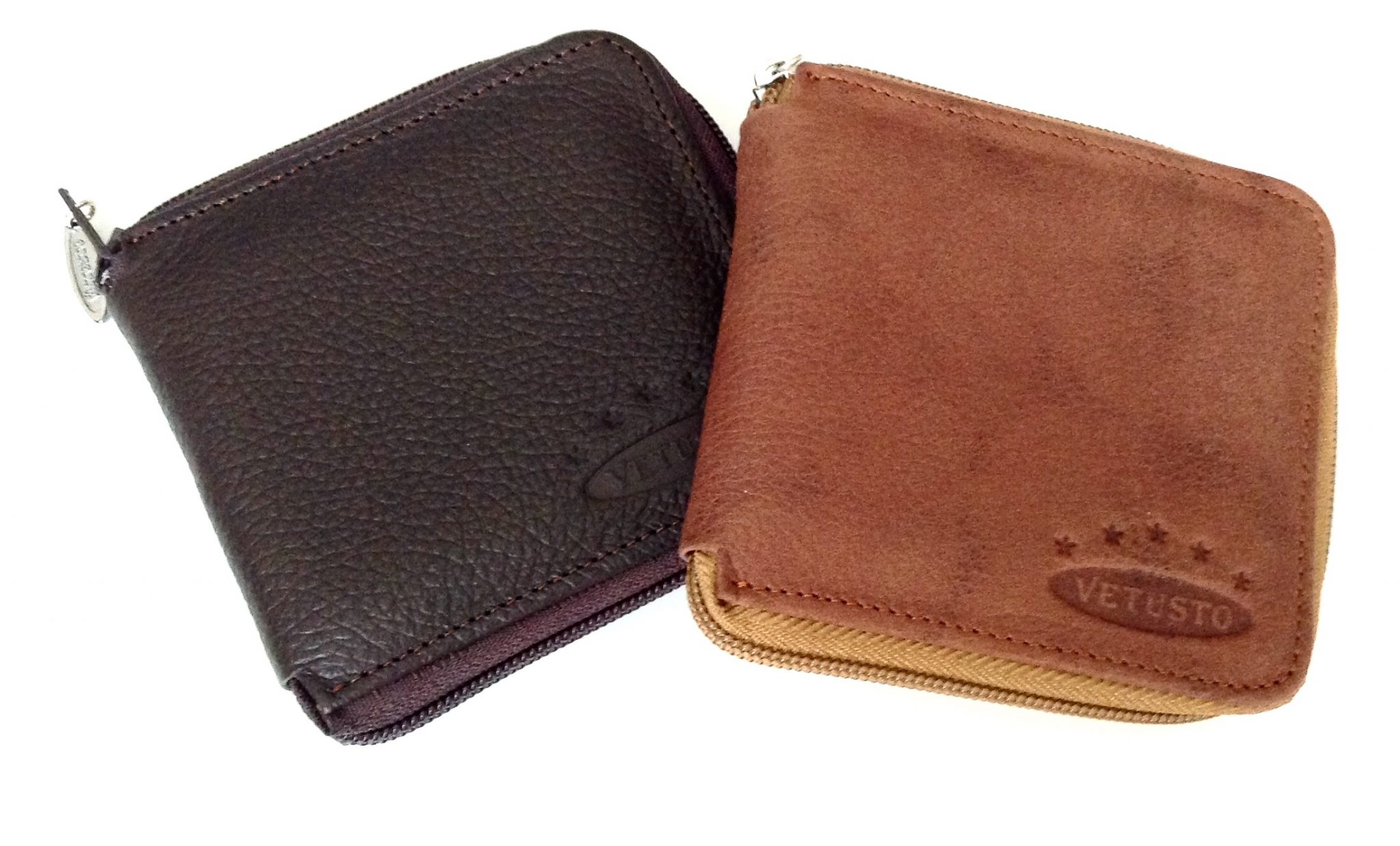 Billetera Con Cremallera De Cuero Para Hombre Moda Casual 2024 Cartera Plegable